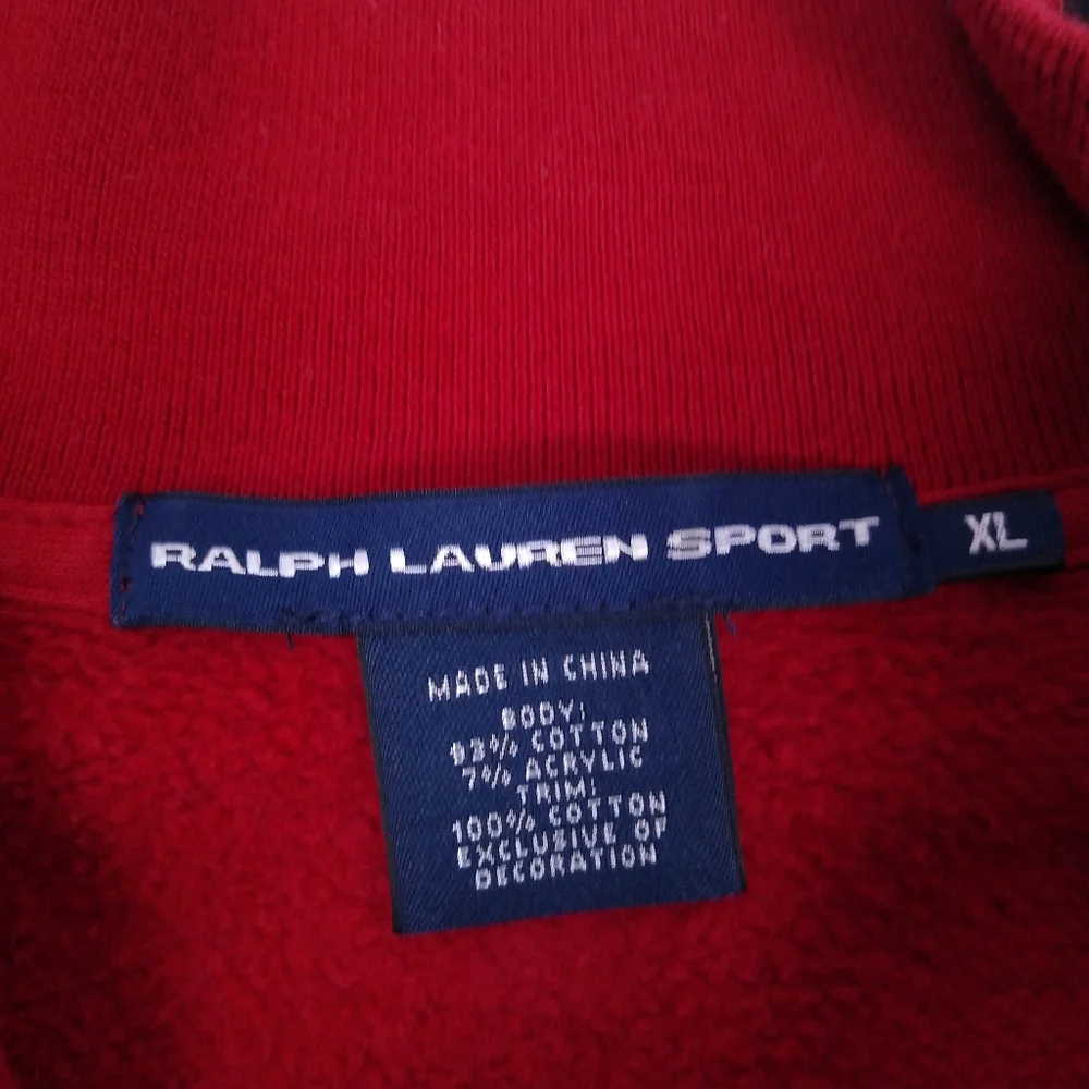Vintage Y2K Polo Ralph Lauren Sport Full Zip Track Jacket XL - Picture 4 of 6
